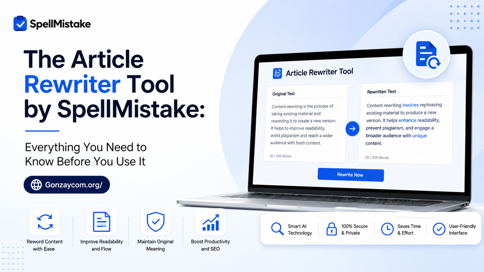 article rewriter tool by spellmistake